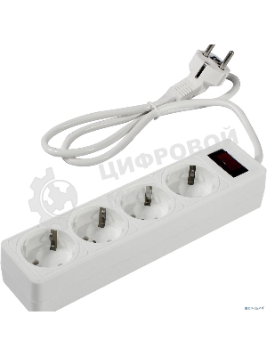 Сетевой фильтр 5bites GARDA SP4W-510 4S / 3*0.75MM2 / 1M / WHITE