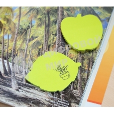 Блок самоклеящийся бумажный Stick`n 21449 70x70 мм, 50 листов, 70 г/м2, неон, зеленый вырубной 