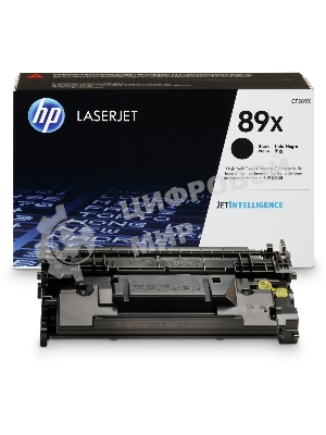 Картридж лазерный HP CF289X черный для HP LJ M507/MFP M528 (10000 стр.)