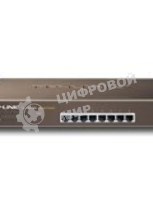 Коммутатор TP-LINK SMB TL-SG1008 8-port Gigabit Switch, 1U rack-mountable steel case