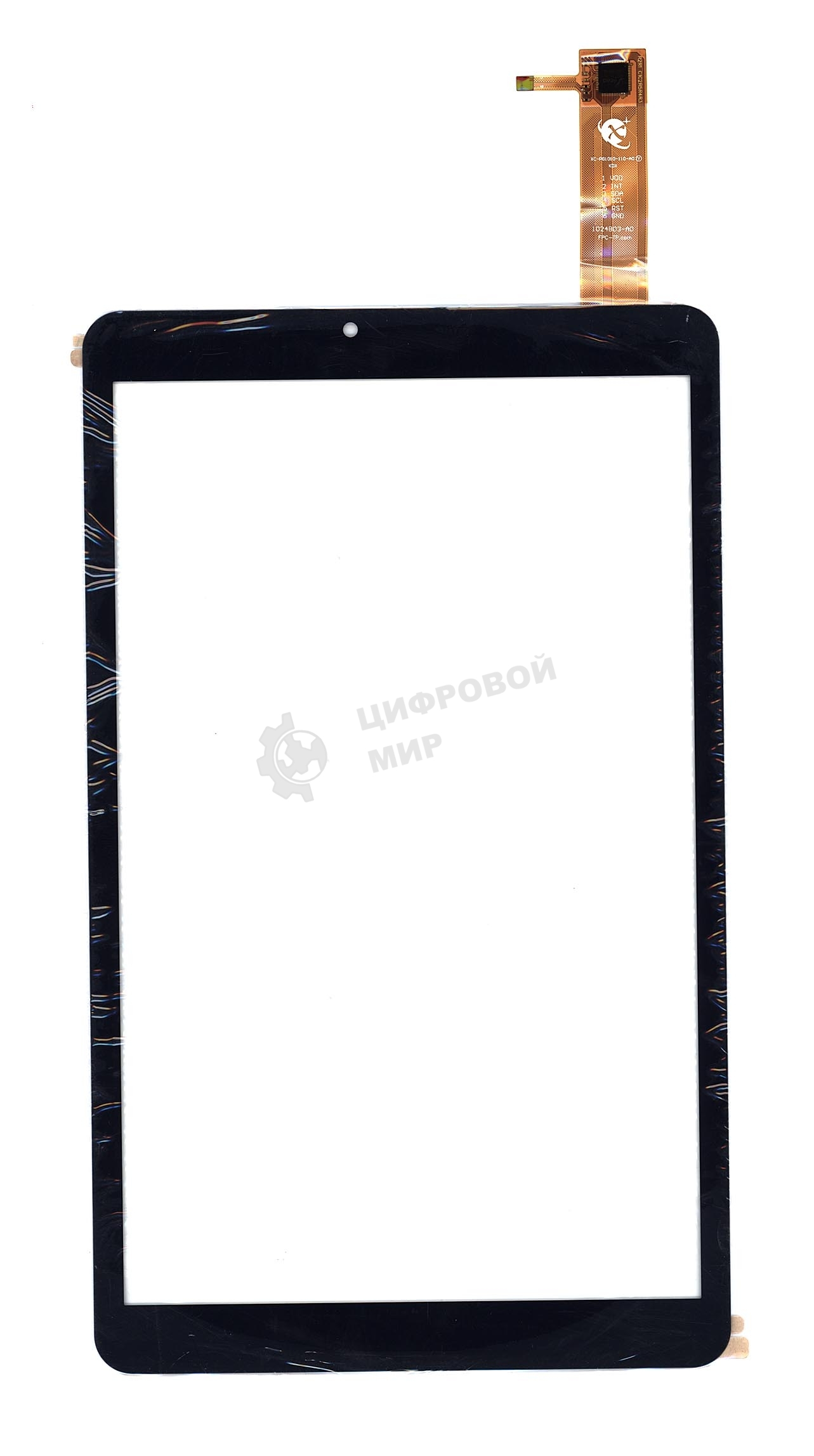 Сенсорное стекло (тачскрин) XC-PG1010-110-A0, черное
