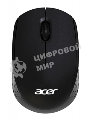 Мышь беспроводная Acer OMR020 черный, 1200 dpi, радиоканал, USB, кнопки - 3