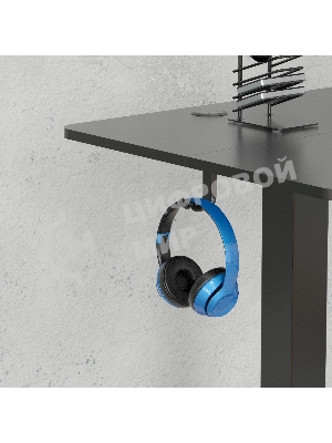 Стол компьютерный Cactus CS-EDL-BBK черный, столешница ДСП, каркас черный