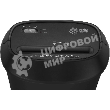 Шредер Cactus CS-SH-P8 черный (секр.P-4) фрагменты 12лист. 25лтр. скрепки скобы пл.карты CD