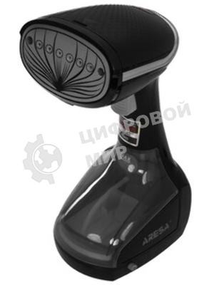 Отпариватель ARESA AR-2306 черный/серебристый, 1100 Вт, 25 г/мин, 200 мл