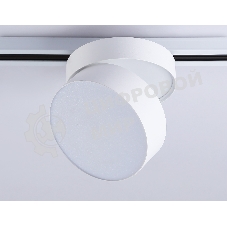 Трековый однофазный светодиодный светильник Ambrella light GL6875 WH белый LED 16W 4200K D115*90