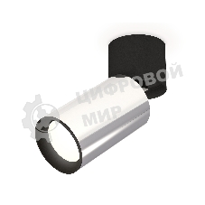 Светильник Ambrella Light XM6325040 PSL/BK/SBK серебро полированное/черный/черный песок (A2221, C6325, N6102)
