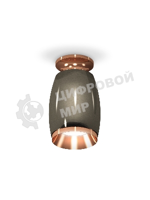 Светильник Ambrella Light XS1123044 DCH/PPG черный хром/золото розовое полированное MR16 GU5.3 (N6906, C1123, N7035)