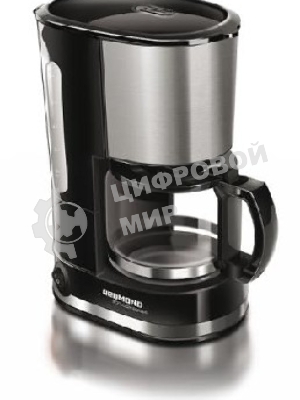 Кофеварка капельная Redmond RCM-M1507 черный/серебристый, исп. кофе - молотый, 0.6 л, 600 Вт