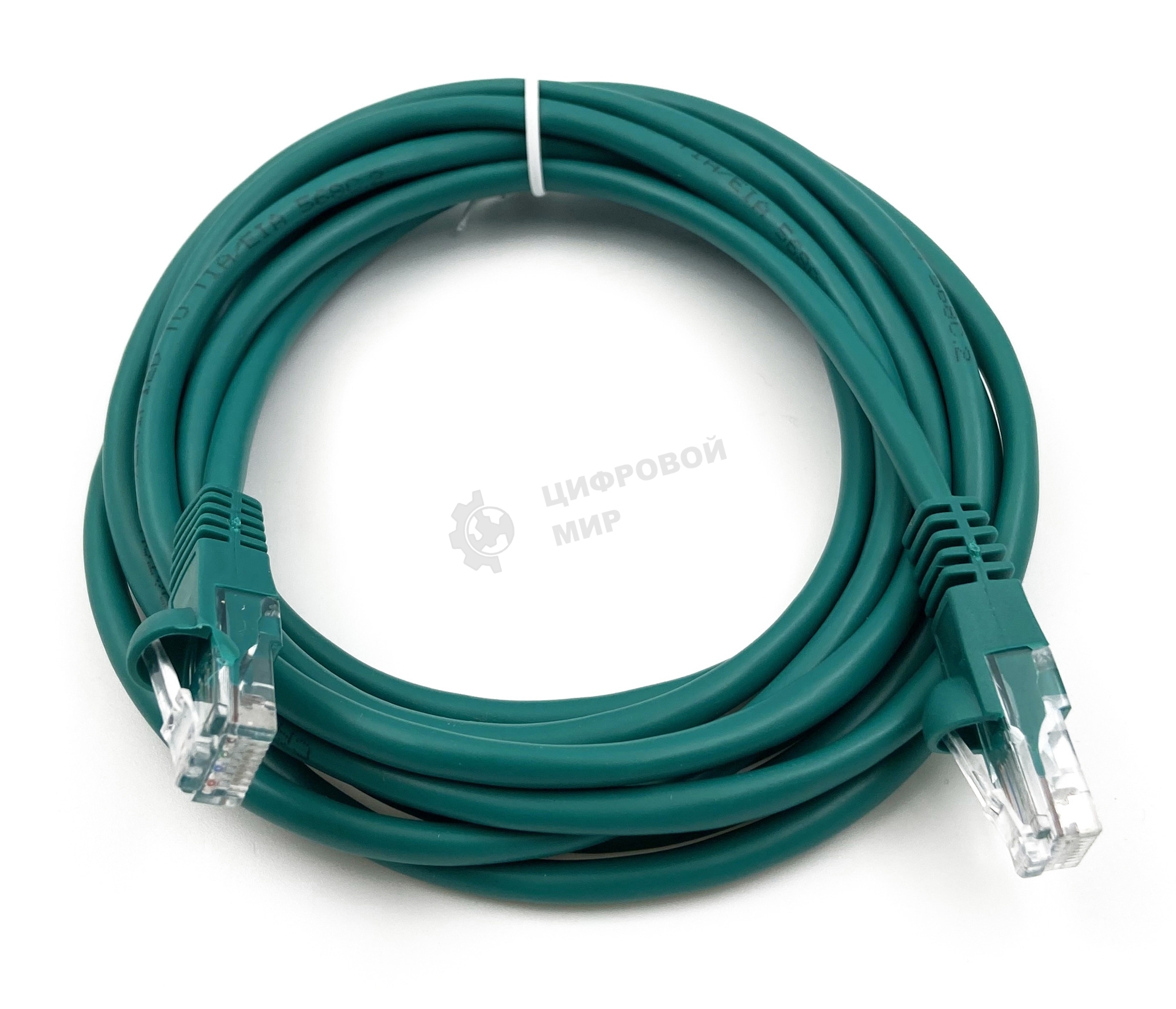 Патч-корд Buro UTP cat.5e 3м зеленый RJ-45 (m)-RJ-45 (m)