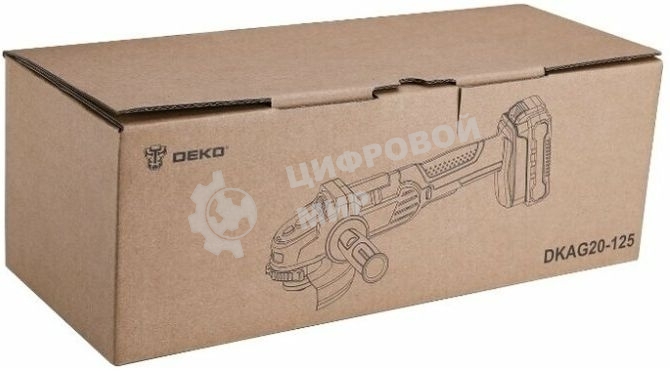Угловая шлифовальная машина Deko DKAG20-125 8500об/мин рез.шпин.:M14 d=125мм