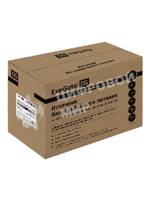 Источник бесперебойного питания ExeGate EX292637RUS SpecialPro Smart LLB-3000.LCD.AVR.2SH.4C13.RJ.USB 3000VA/1800W, LCD, AVR,2*Schuko+4*C13,RJ45/11,USB, металлический корпус, черный