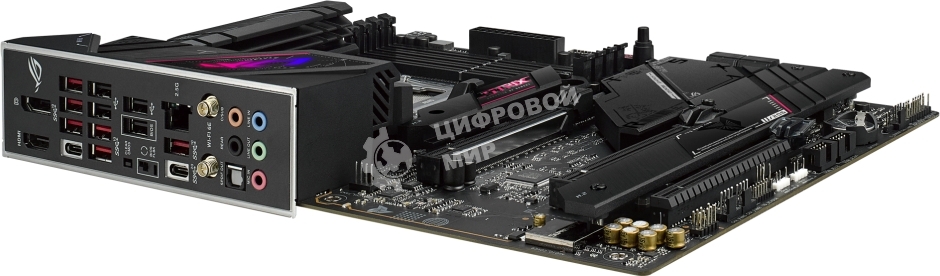Материнская плата ASUS ROG STRIX B650E-E GAMING WIFI, AM5, AMD B650, 4xDDR5, 4xSATA, 4xM.2, 1xPCI-E 4.0 x4, 1xPCI-E 5.0 x8, 1xPCI-E 5.0 x16, 1xDP, 1xHDMI, 1x 2.5Gb LAN, 4xUSB-A 3.2 Gen 2, 6xUSB-A 3.2 Gen 2, 1xUSB-C 3.2 Gen 2, 1xUSB-C 3.2 Gen 2x2, 5x3.5 мм