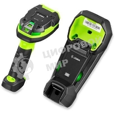 Сканер штрих-кода ручной Zebra DS3678 2D Imager (дальнобойный), беспроводной, USB, Bluetooth, зеленый/черный