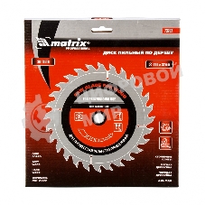 Пильный диск Matrix по дереву, 200x32мм, 36 зубьев, + кольцо, 30/32 Professional