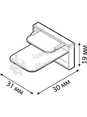 Заглушка Gauss TR116 белый