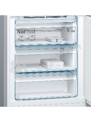 Холодильник Bosch KGN39LB30U черный двухкамерный 290/110л морозилка снизу, No Frost