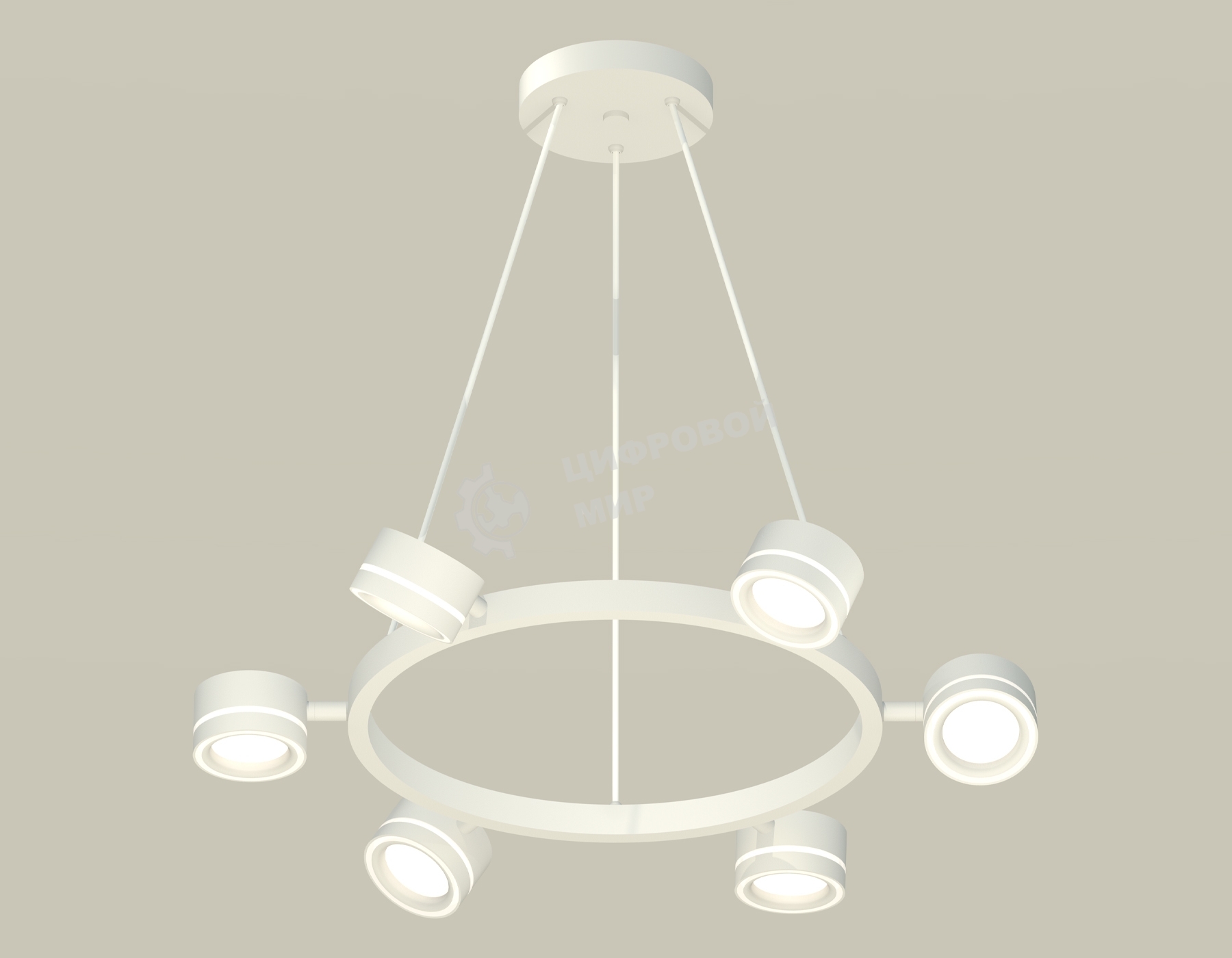 Светильник Ambrella light XB9191201/6 SWH/FR белый песок/белый матовый GX53 (C9191, N8433)