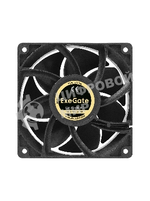 Вентилятор EC ExeGate EX12038BL-EC (Electronically Commutated, 110-220V AC/110-220V DC, 120x120x38, 2-Ball (двойной шарикоподшипник), провод 30 см, 2600RPM, 39dBA, 105,3CFM)