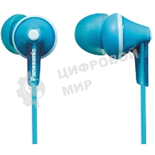 Наушники Panasonic RP-HJE125E-Z бирюза 1.1м