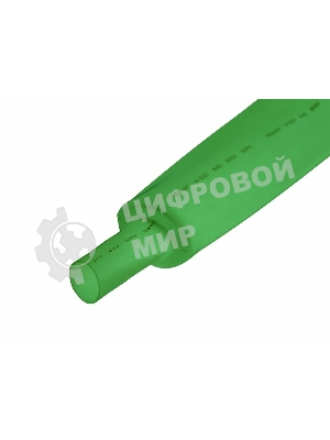 Трубка термоусадочная Rexant 30.0/15.0 1м зеленый