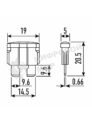 Набор автомобильных предохранителей Rexant 