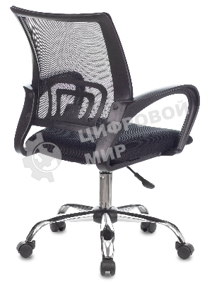 Кресло Бюрократ CH-695NLTSL черный, сетка/ткань, 120 кг, механизм качания