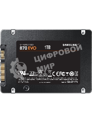 Накопитель SSD Samsung 1Tb 870 EVO Series MZ-77E1T0B/EU