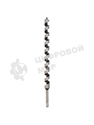 Сверло винтовое по дереву Kranz 25х460 мм, шестигранный хвостовик