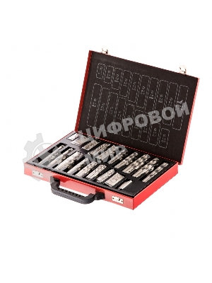 Набор сверл Matrix по металлу, 1-10 мм, 170 шт., HSS, в металлическом кейсе