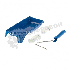 Малярный набор Сибртех для работ с водными красками: кювета 150 мм х 290 мм и мини-валик 110 мм