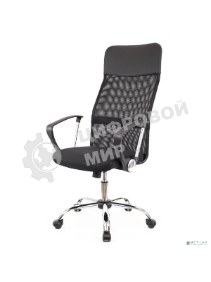 Кресло офисное Everprof Ultra T черный (Акриловая сетка, ткань, хром, ролики, ТопГан)