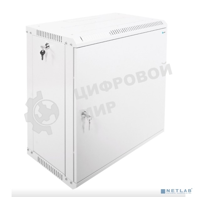 Шкаф телекоммуникационный настенный разборный 12U (600х350) дверь металл, ШРН-Э-12.350.1