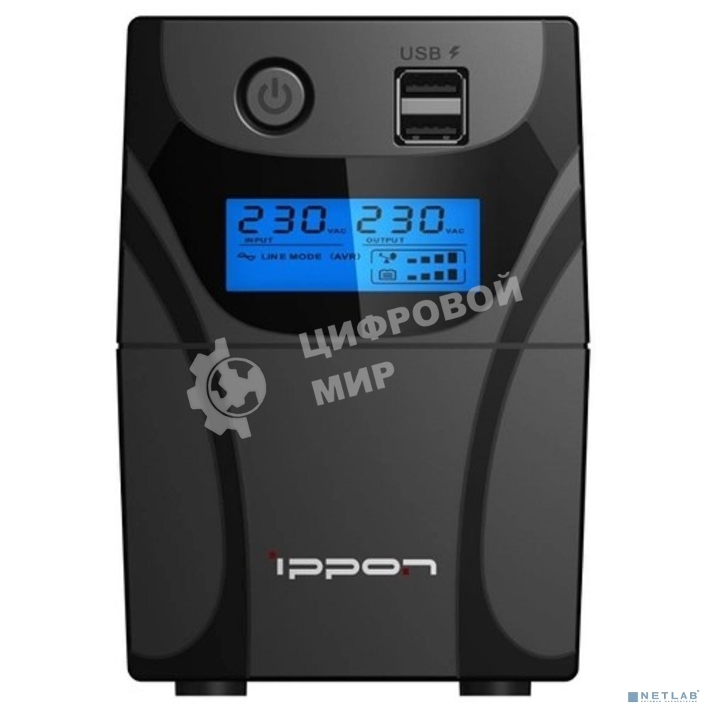 Источник бесперебойного питания Ippon Back Power Pro II Euro 850 480Вт 850ВА черный