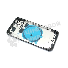 Задняя крышка (корпус) в сборе с рамкой для Apple iPhone 11 Pro черный