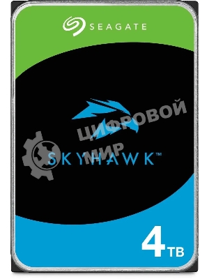 Жесткий диск HDD Seagate 4Tb 5400Rpm SATA3 Surveillance Skyhawk 256Mb 3.5