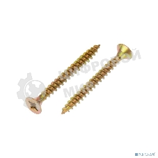 Саморез универсальный Kranz 4х40, желтый цинк, короб (200 шт./уп.)