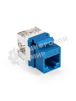 Модуль-вставка Keystone Jack RJ-45 ExeGate KJ-8P8C-U-C6-180-Dual (Кат.6, неэкранированная, 180 градусов, IDC Krone/110)