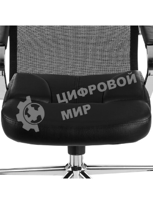 Кресло Chairman 700 черный, сетка, 120 кг, механизм качания