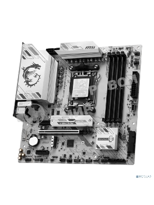 Материнская плата MSI B850M GAMING PLUS WIFI6E, AM5, AMD B850, 4xDDR5, 4xSATA, 2xM.2, 1xPCIe 4.0 x16, 2xPCIe x1, 1xDP, 1xHDMI, 1x2.5Gb LAN, Wi-Fi 6E, Bluetooth 5.3, 4xUSB-A 5Gbps, 3xUSB-A 10Gbps, 1xUSB-C 10Gbps, 3x3.5 мм, 7.1, mATX