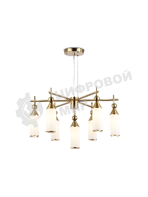Люстра Ambrella light LH55278/7 BS/FR латунь/белый матовый E14*7 max 40W D640*1390