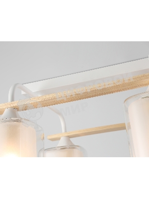 Светильник Ambrella light TR3033246/4 WH/WD белый/дерево E27/4 max 60W 340*340*245