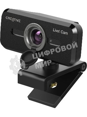 Веб-камера Creative Live! Cam Sync 1080p V2 1920x1080, 30 кадр/с, USB Type-A, микрофон, шторка приватности, универсальное крепление