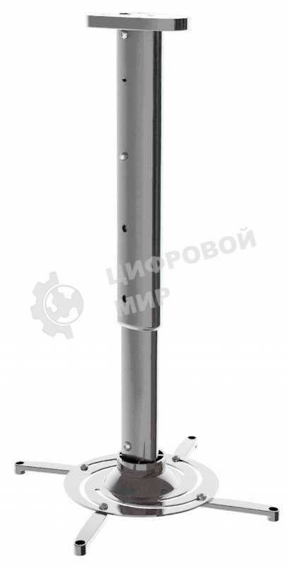 Кронштейн для проектора Cactus CS-VM-PR05L-AL серебристый макс.10кг настенный и потолочный поворот и наклон