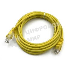 Патч-корд Buro UTP cat5E 3м желтый RJ-45 (m)-RJ-45 (m)