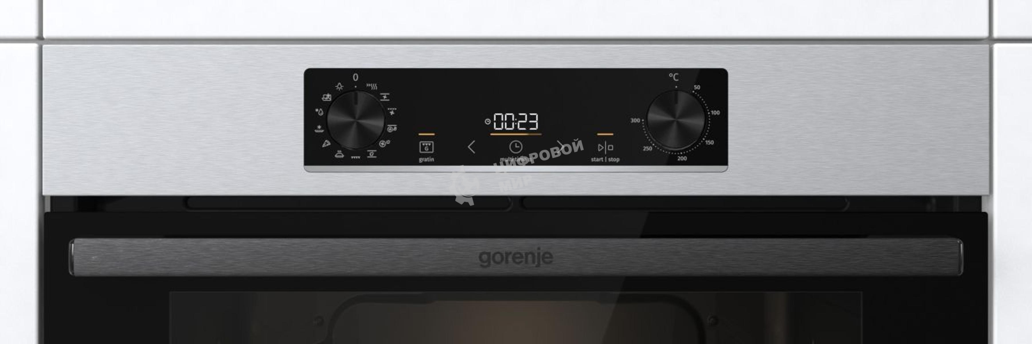 Встраиваемая электрическая духовка 60 см Gorenje BOSB6737E06X