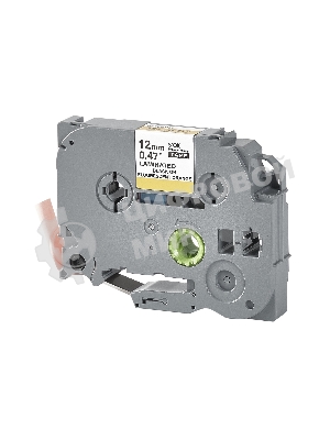 Кассета с лентой S'OK by Sakura Printing TZEB31 для Brother, черный на оранжевом, 12мм/8м, наклейка