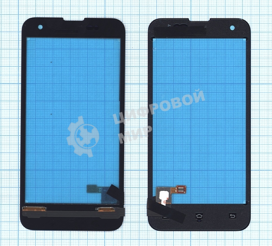 Сенсорное стекло (тачскрин) для Xiaomi Mi 2S, черное
