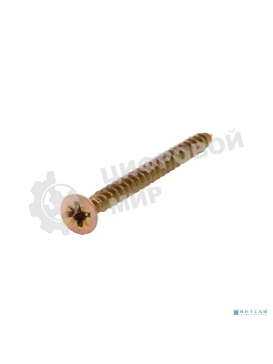 Саморез универсальный Kranz 4х50, желтый цинк, короб (200 шт./уп.)