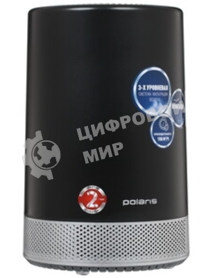 Очиститель воздуха Polaris PPA 5068i черный, 35 м², HEPA-фильтр, угольный фильтр, ионизация